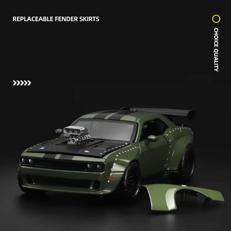 1/36 Scale Dodge Challenger SRT Die-cast Mode... | Premium Alloy | KAIKAMFUNG