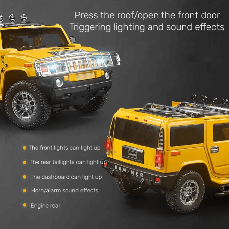 1/18 Scale Hummer H2 Die-cast Model Car | Premium Alloy | KAIKAMFUNG