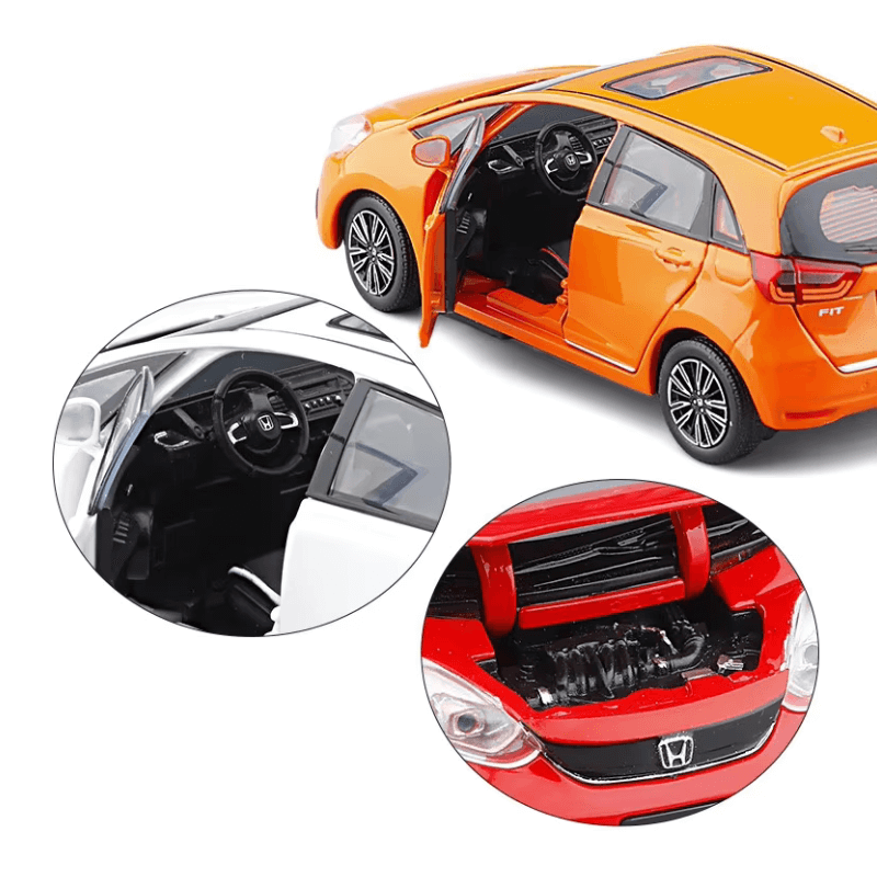 1/32 Scale HONDA Fit GK5 Die-cast Model Car | Premium Alloy | KAIKAMFUNG