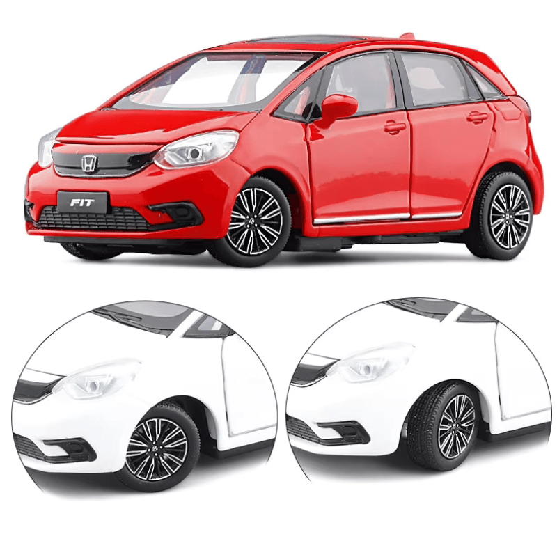 1/32 Scale HONDA Fit GK5 Die-cast Model Car | Premium Alloy | KAIKAMFUNG