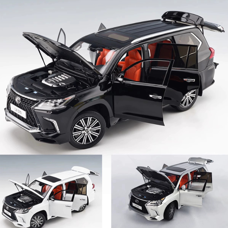 1/18 Scale Lexus Lx570 Alloy Model Car | Premium Alloy | KAIKAMFUNG