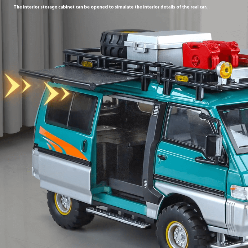 1/24 Scale Mitsubishi Delica Die-cast Model C... | Premium Alloy | KAIKAMFUNG