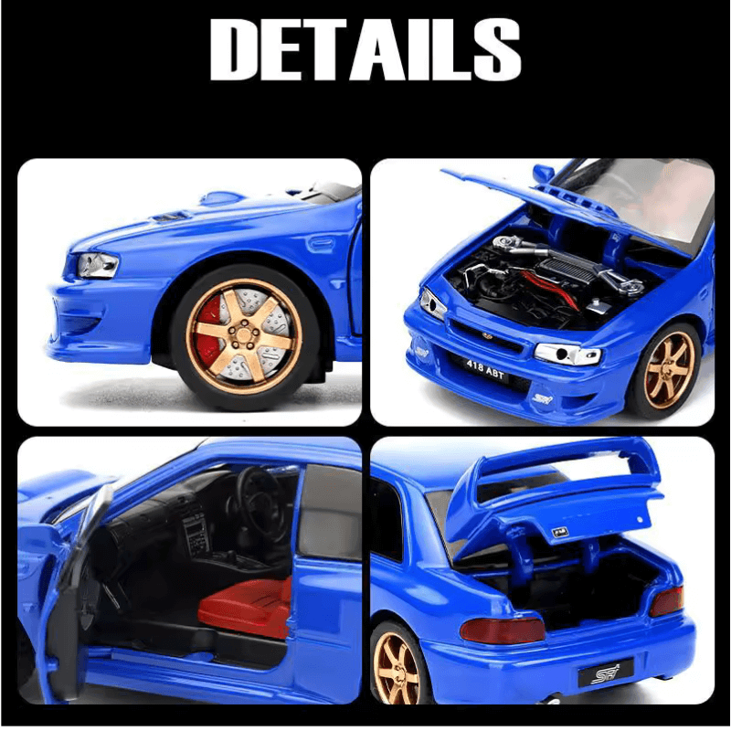 1/32 Scale Subaru Impreza WRX Die-cast Model ... | Premium Alloy | KAIKAMFUNG