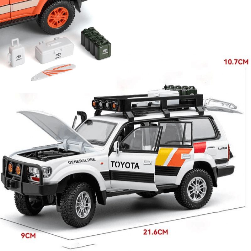 1/24 Scale Toyota Land Cruiser 80 Die-cast Mo... | Premium Alloy | KAIKAMFUNG