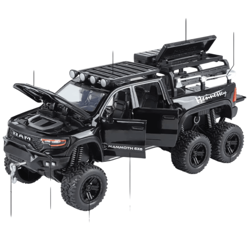 1:32 Dodge RAM Mammoth Pickup | Premium Alloy Die-cast Model | KAIKAMFUNG