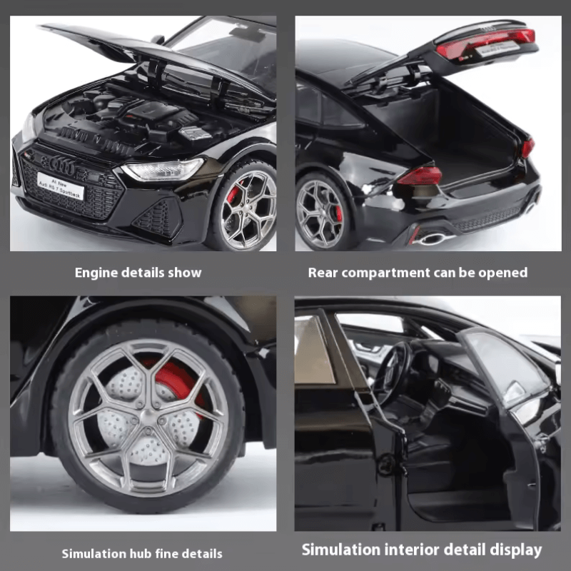 1/24 Scale Audi RS7 Sportback Die-cast Model ... | Premium Alloy | KAIKAMFUNG