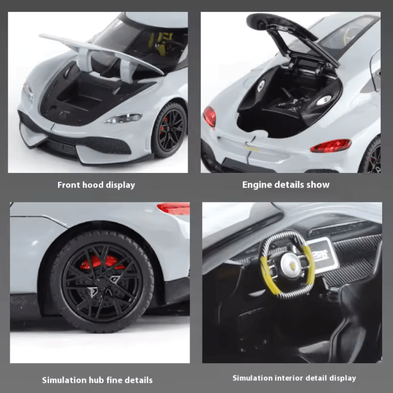 1/24 Scale Gemera GT Die-cast Model Car | Premium Alloy | KAIKAMFUNG