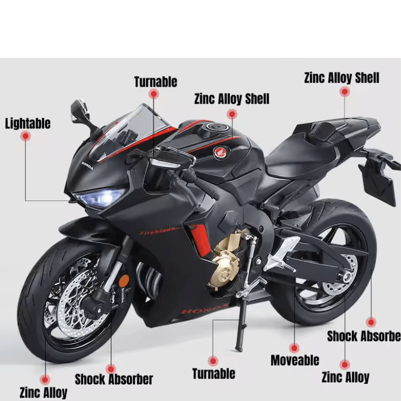 1/9 Scale Large Size Honda CBR1000 RR Die-cas... | Premium Alloy | KAIKAMFUNG