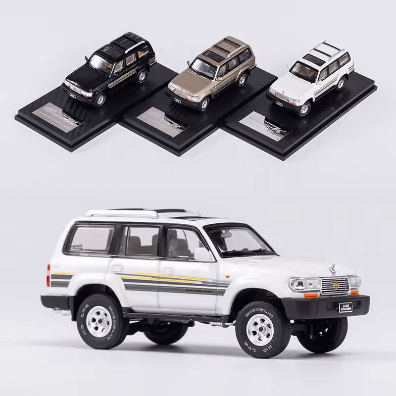 1/64 Scale Land Cruiser LC80 Die-cast Model C... | Premium Alloy | KAIKAMFUNG