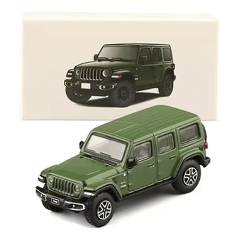 1/64 Scale Jeep Wrangler Rubicon Die-cast Mod... | Premium Alloy | KAIKAMFUNG