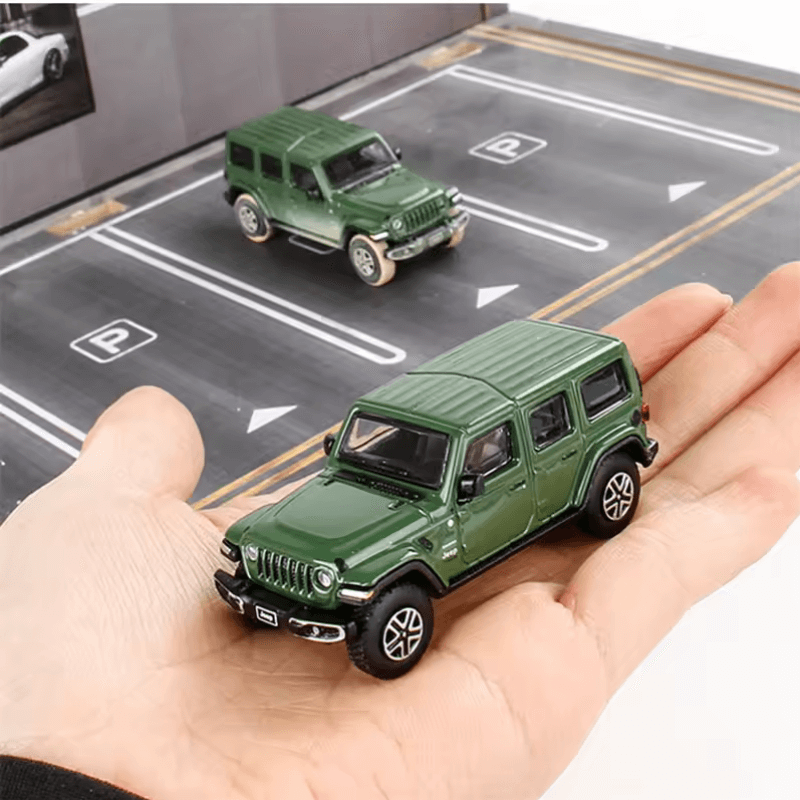 1/64 Scale Jeep Wrangler Rubicon Die-cast Mod... | Premium Alloy | KAIKAMFUNG