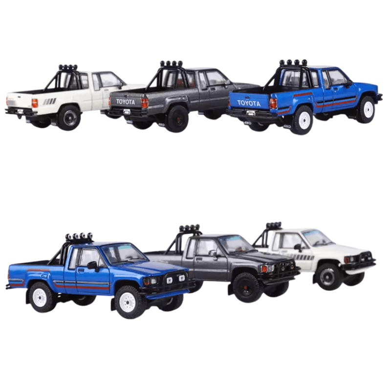 1/64 Scale Hilux SR5 XTRA Cab Pickup Truck | Premium Alloy | KAIKAMFUNG