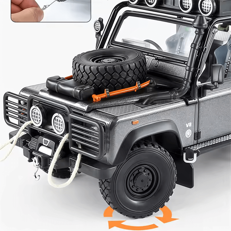 1:24 Land Rover Defender 110 | Premium Alloy Die-cast Model | KAIKAMFUNG
