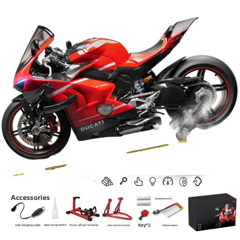 1:7 Ducati Panigale V4 S | Premium Alloy Die-cast Model | KAIKAMFUNG