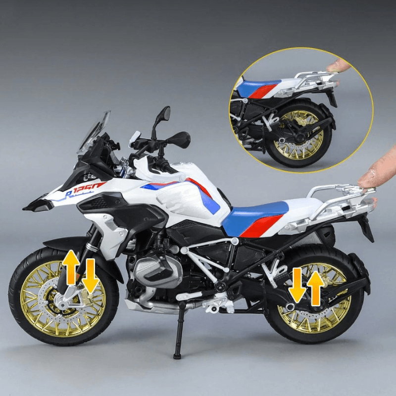 1/9 Scale BMW R1250 GS Motorcycle Model | Premium Alloy | KAIKAMFUNG