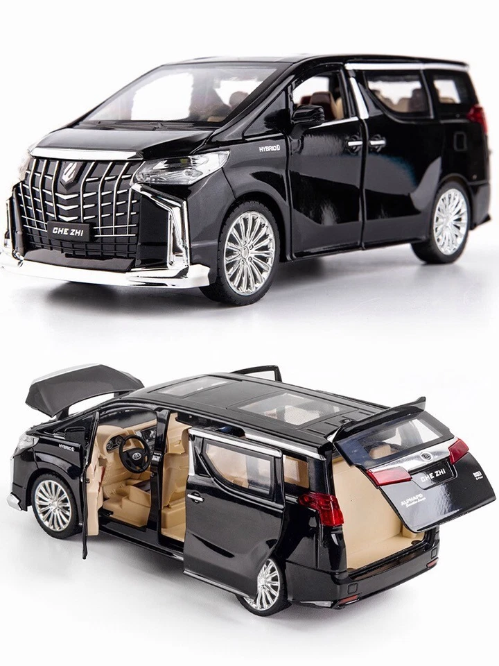 1/24 2023 Toyota Alphard MPV Model Car Diecast Toy Vehicle Kids Toys Boys Gifts | KAIKAMFUNG