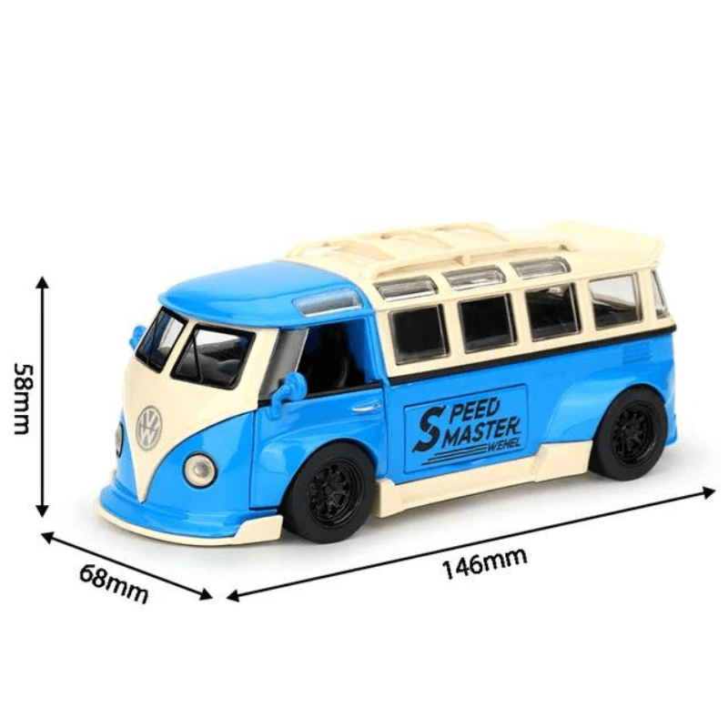 1/32 Scale Volkswagen Samba T1 Die-cast Car | Premium Alloy | KAIKAMFUNG