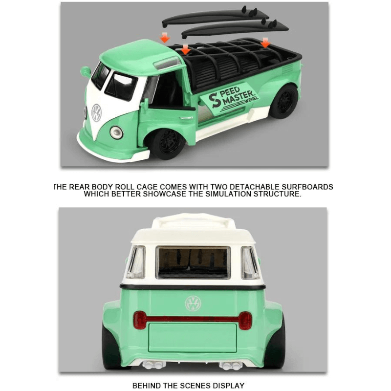 1/32 Scale Volkswagen Samba T1 Die-cast Car | Premium Alloy | KAIKAMFUNG