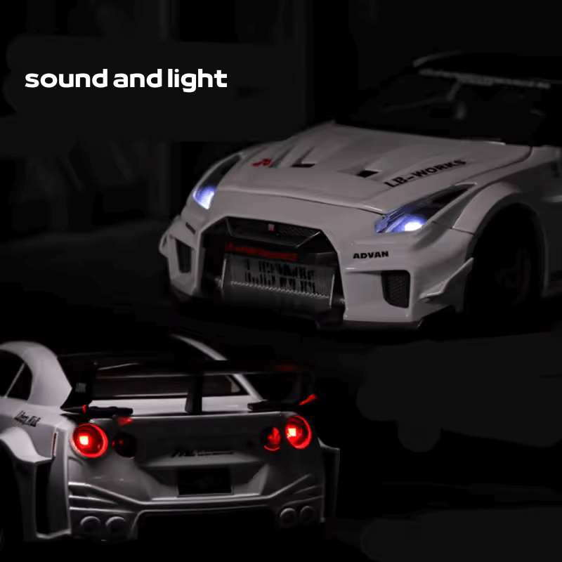 1/32 Scale Nissan GT-R Die-cast Model Car | Premium Alloy | KAIKAMFUNG