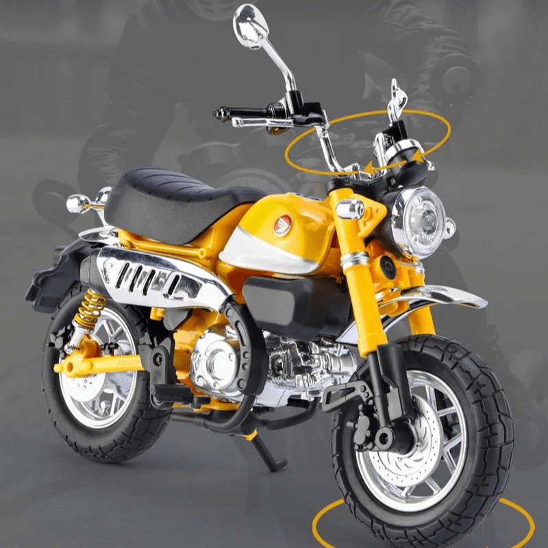 1/12 Scale Honda Monkey 125 Die-cast Motorcyc... | Premium Alloy | KAIKAMFUNG