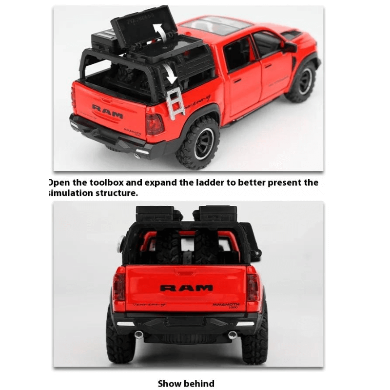 1/32 Scale Dodge RAM MAMMOTH Die-cast Model C... | Premium Alloy | KAIKAMFUNG
