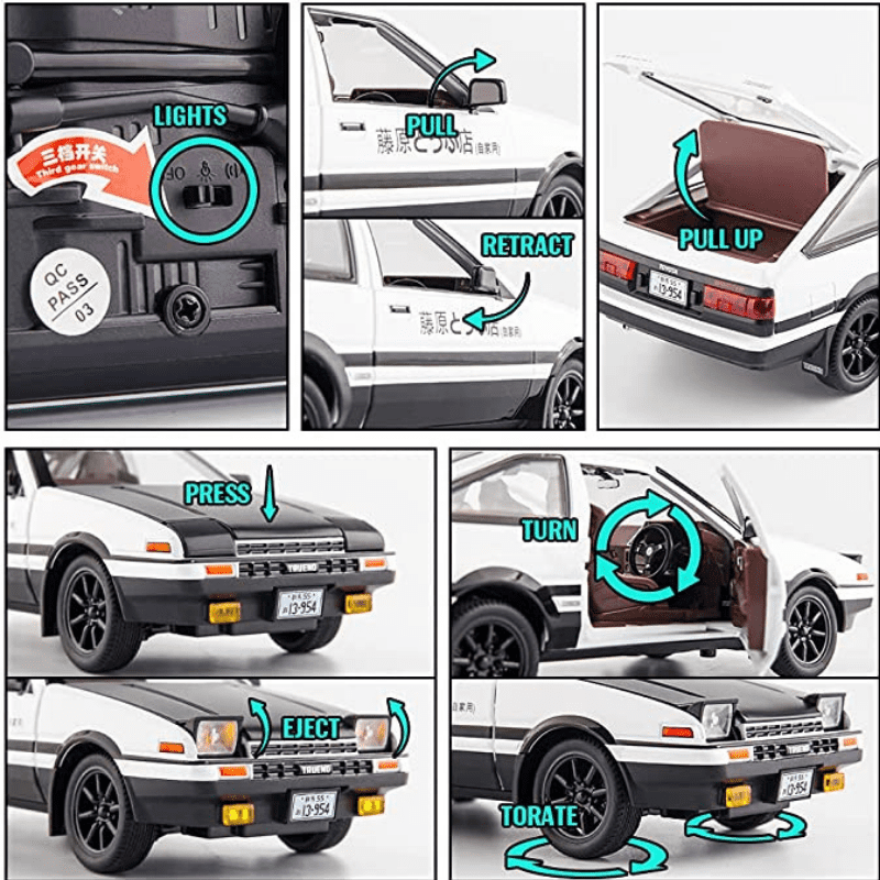 1/20 Scale AE86 Die-cast Alloy model car | Premium Alloy | KAIKAMFUNG