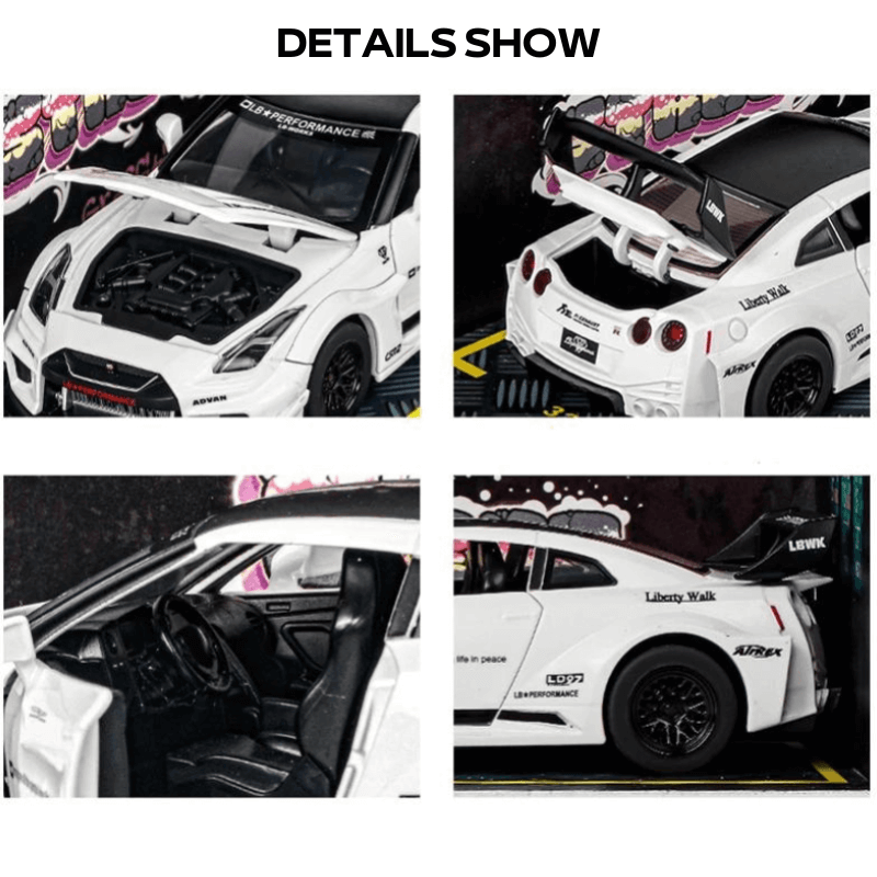 1/32 Scale Nissan GT-R Die-cast Model Car | Premium Alloy | KAIKAMFUNG