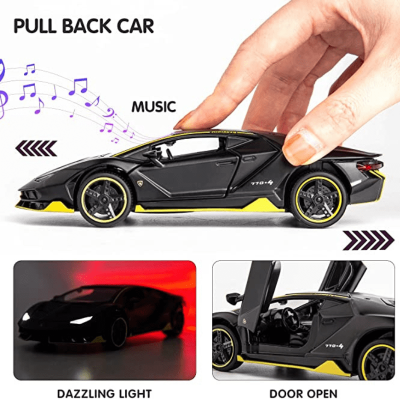 1:24 Lamborghini LP770 model car | Premium Alloy | KAIKAMFUNG
