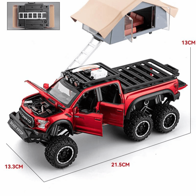 1:28 Scale Ford Raptor F150 RV Die-cast Model... | Premium Alloy | KAIKAMFUNG