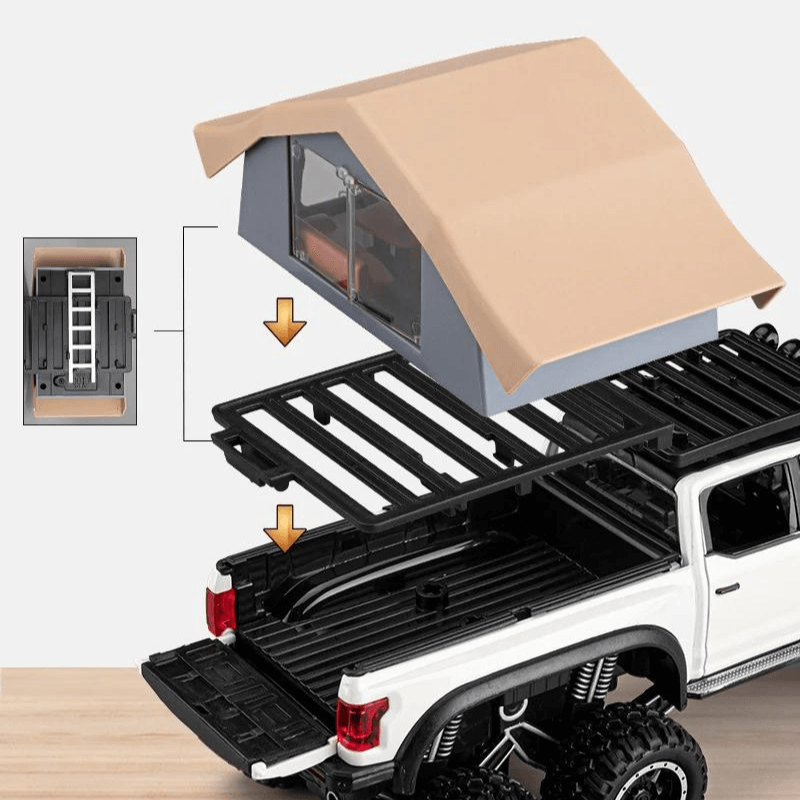 1:28 Scale Ford Raptor F150 RV Die-cast Model... | Premium Alloy | KAIKAMFUNG
