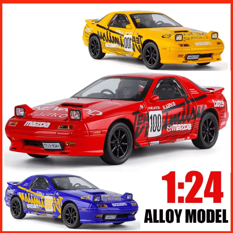 1/24 Scale Mazda RX-7 FC Die-cast Model Car | Premium Alloy | KAIKAMFUNG