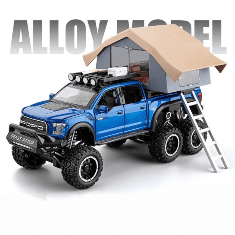 1:28 Scale Ford Raptor F150 RV Die-cast Model... | Premium Alloy | KAIKAMFUNG