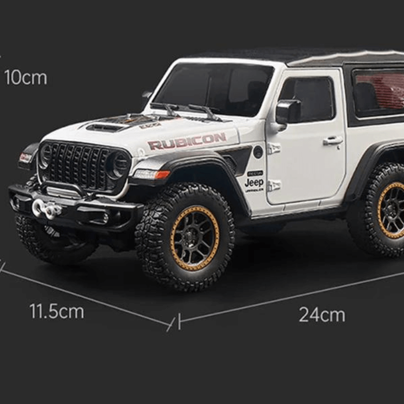 1:18 Scale Jeep Wrangler Rubicon Die-cast Mod... | Premium Alloy | KAIKAMFUNG