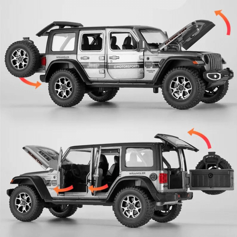1/22 Scale Jeep Wrangler Die-cast Model Car | Premium Alloy | KAIKAMFUNG