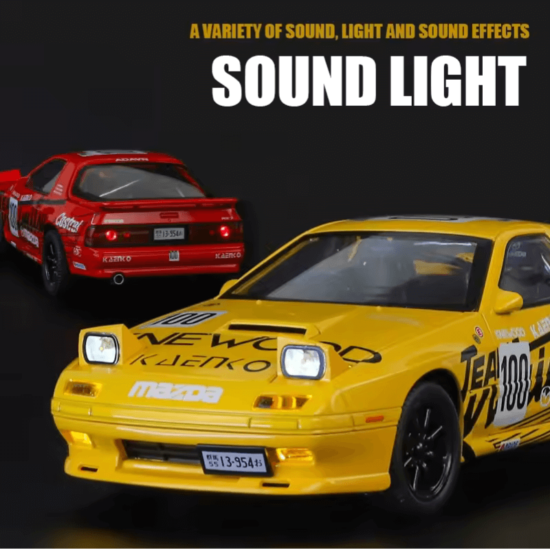 1/24 Scale Mazda RX-7 FC Die-cast Model Car | Premium Alloy | KAIKAMFUNG