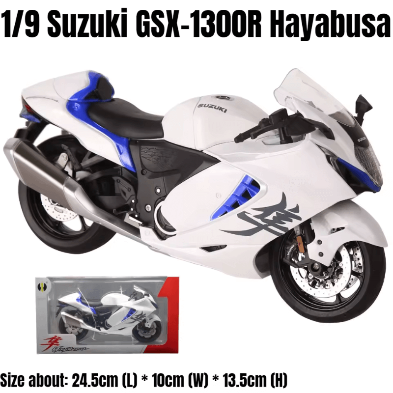 1/9 Scale Large Size Suzuki Hayabusa GSX-1300... | Premium Alloy | KAIKAMFUNG