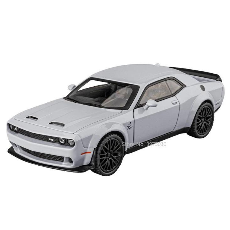 1/32 Scale Dodge Challenger SRT Alloy Musle D... | Premium Alloy | KAIKAMFUNG