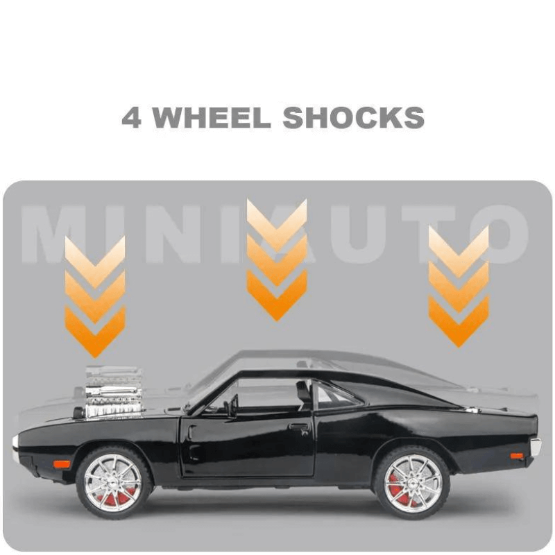1/24 Scale Dodge Charger Alloy Muscle Car Mod... | Premium Alloy | KAIKAMFUNG