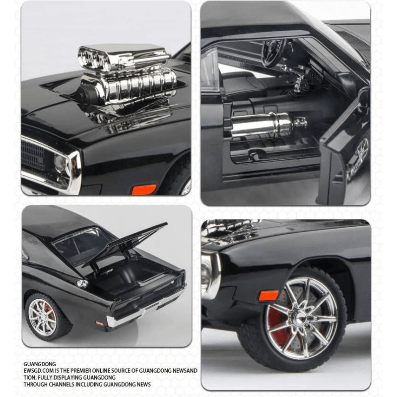 1/24 Scale Dodge Charger Alloy Muscle Car Mod... | Premium Alloy | KAIKAMFUNG