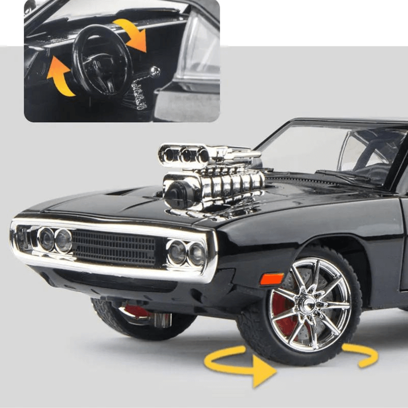 1/24 Scale Dodge Charger Alloy Muscle Car Mod... | Premium Alloy | KAIKAMFUNG