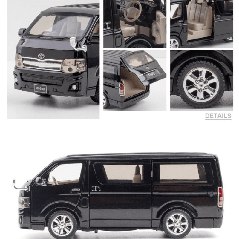1/32 Scale Toyota Hiace Full Open Die-cast Mo... | Premium Alloy | KAIKAMFUNG