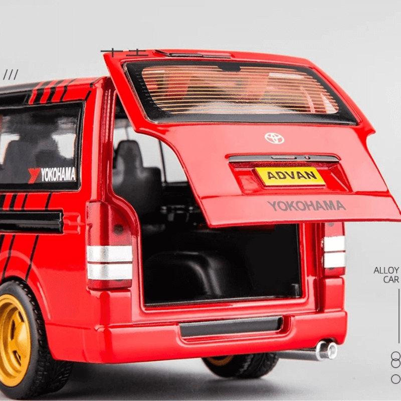 1/32 Scale Toyota Hiace Full Open Die-cast Mo... | Premium Alloy | KAIKAMFUNG