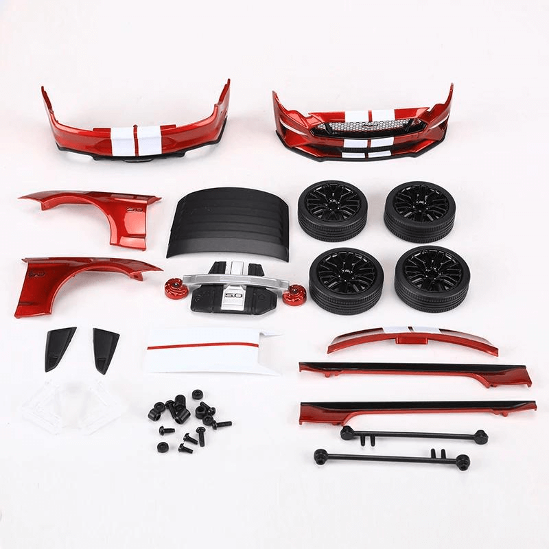 1:18 Scale Mustang GT Wide Body Kit Pack Allo... | Premium Alloy | KAIKAMFUNG