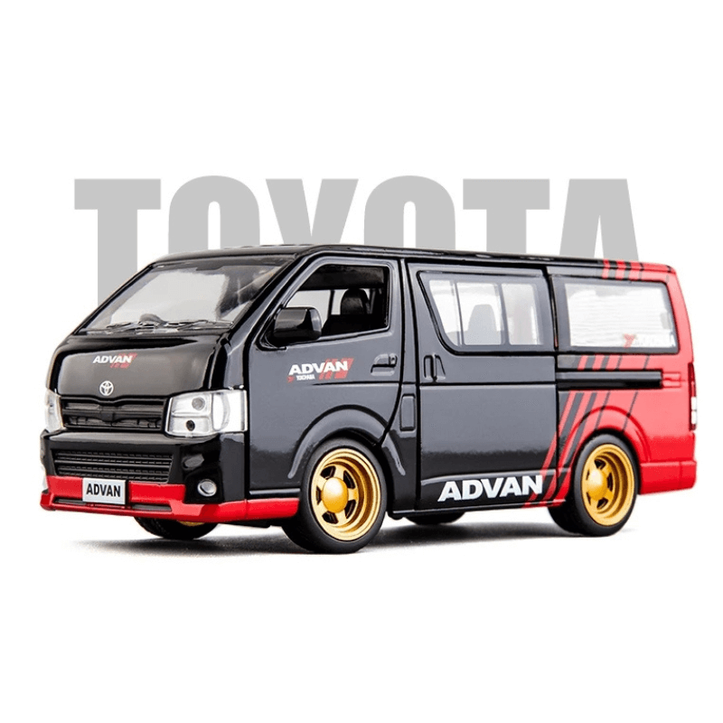 1/32 Scale Toyota Hiace Full Open Die-cast Mo... | Premium Alloy | KAIKAMFUNG