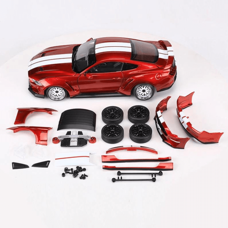 1:18 Scale Mustang GT Wide Body Kit Pack Allo... | Premium Alloy | KAIKAMFUNG