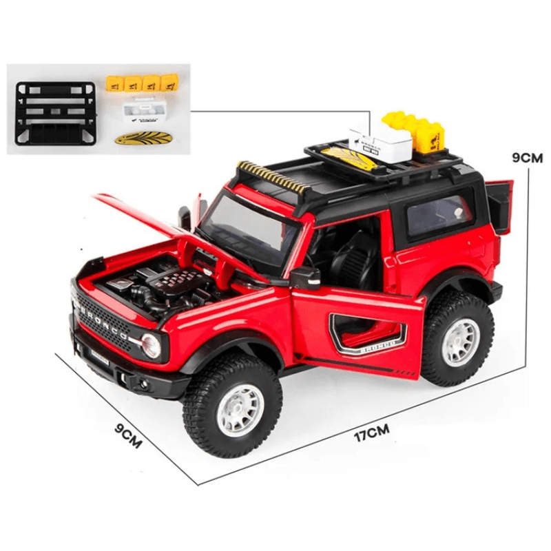 1/32 Ford Bronco Die-cast Model Car | Premium Alloy | KAIKAMFUNG