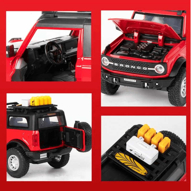 1/32 Ford Bronco Die-cast Model Car | Premium Alloy | KAIKAMFUNG