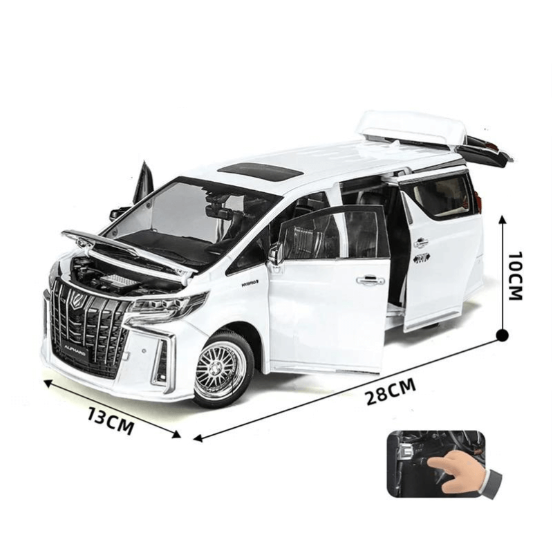 1/18 Scale Toyota Alphard Die-cast Model Car | Premium Alloy | KAIKAMFUNG