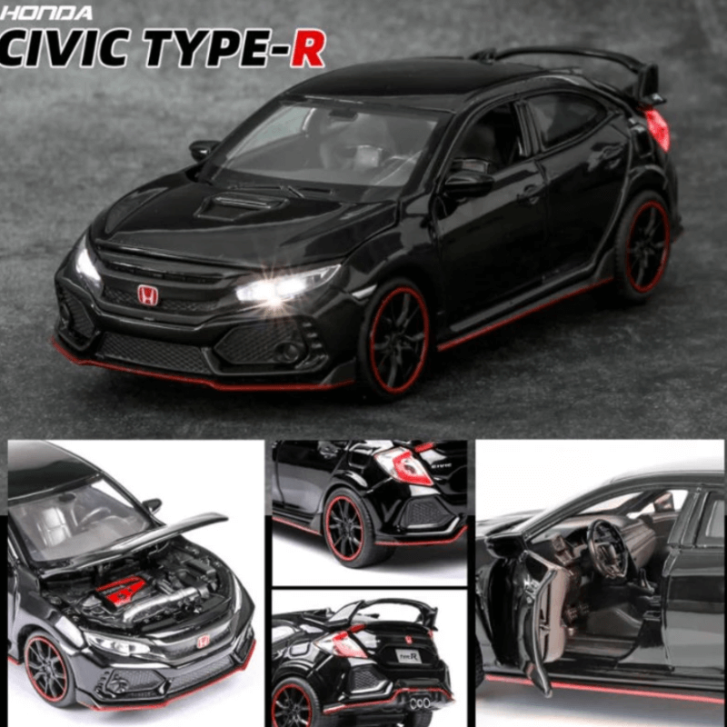1/32 Scale HONDA CIVIC TYPE-R Toy Car Model | Premium Alloy | KAIKAMFUNG
