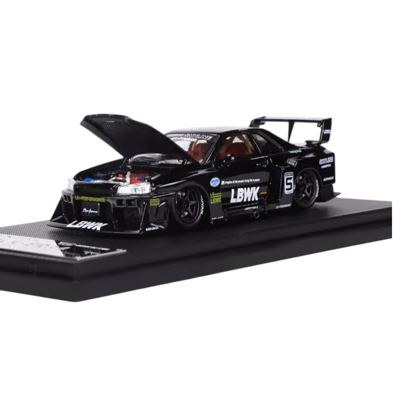 1:64 LBWK Nissan Skyline GT-R R34 | Premium Alloy Die-cast Model | KAIKAMFUNG
